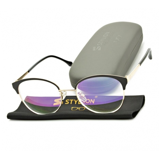 Gotowe okulary Minusy -3.50 damskie korekcyjne z antyrefleksem ST318B